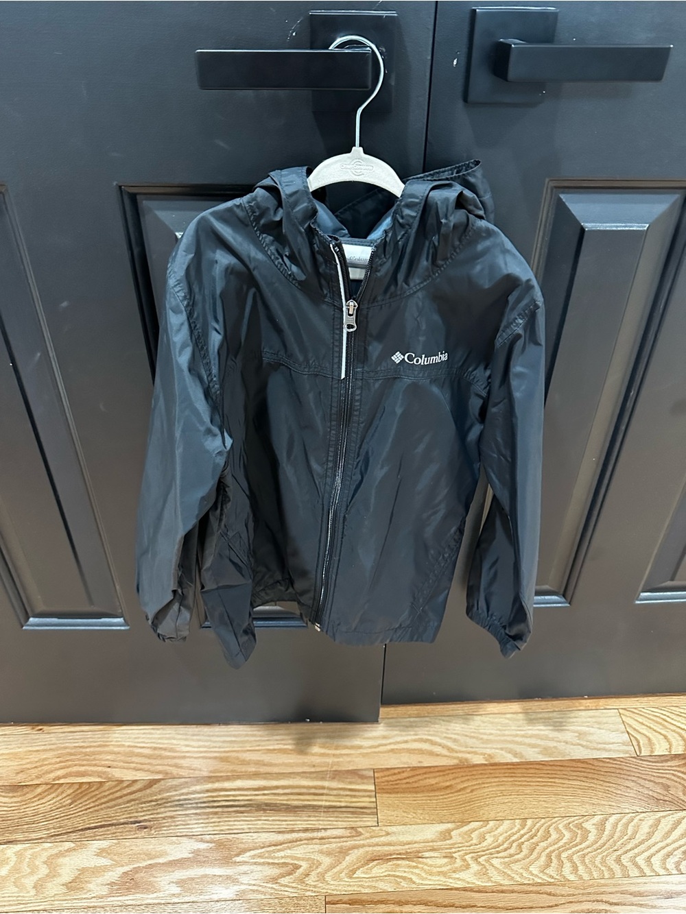 Columbia Black Kids Lightweight Hooded Jacket
